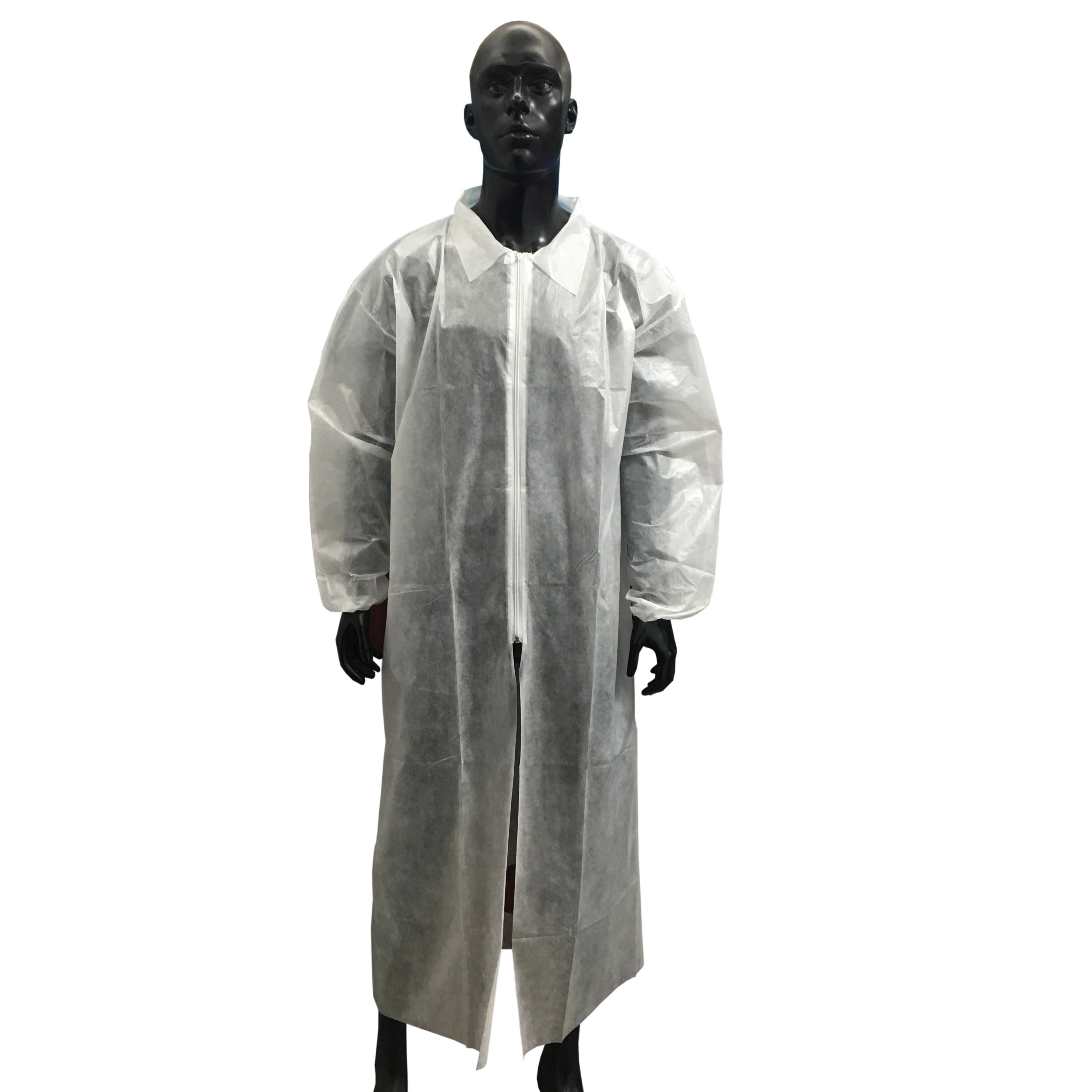 Одноразовый нетканый лабораторный халат из полипропилена